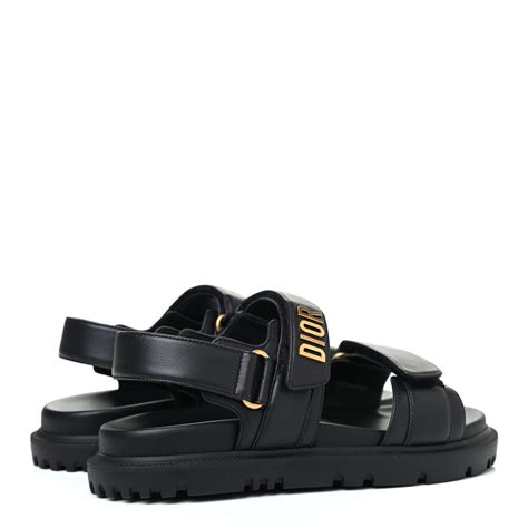 dior black.sandals|genuine christian Dior sandals.